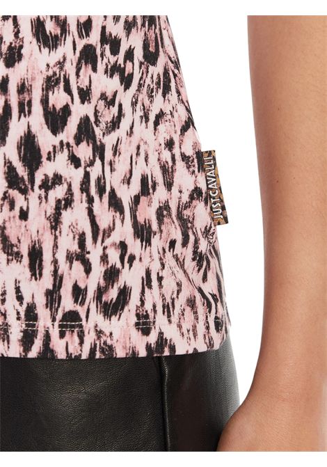 T-shirt stampa animalier all-over JUST CAVALLI | T-shirt | 78PAHE06 CJ11227R27